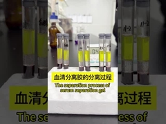 How does serum separation gel work?